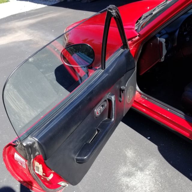 1991 Red Mazda MX-5 Miata Convertible