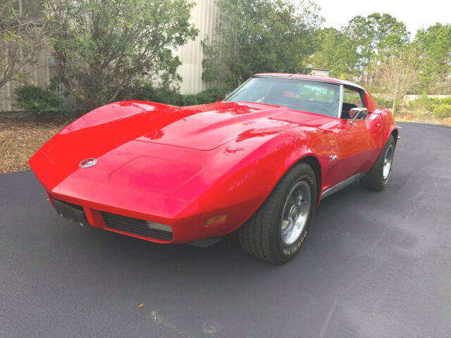 1973 Red Chevrolet Corvette Coupe
