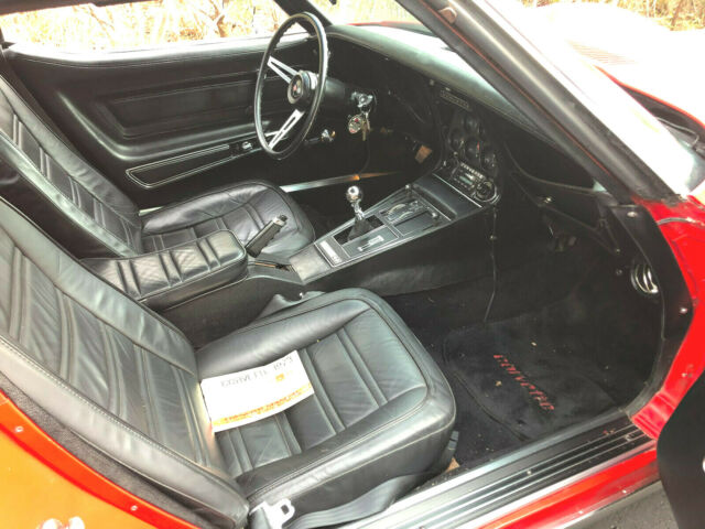 1973 Red Chevrolet Corvette Coupe