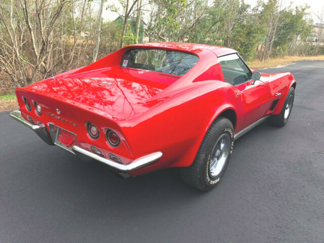 1973 Red Chevrolet Corvette Coupe