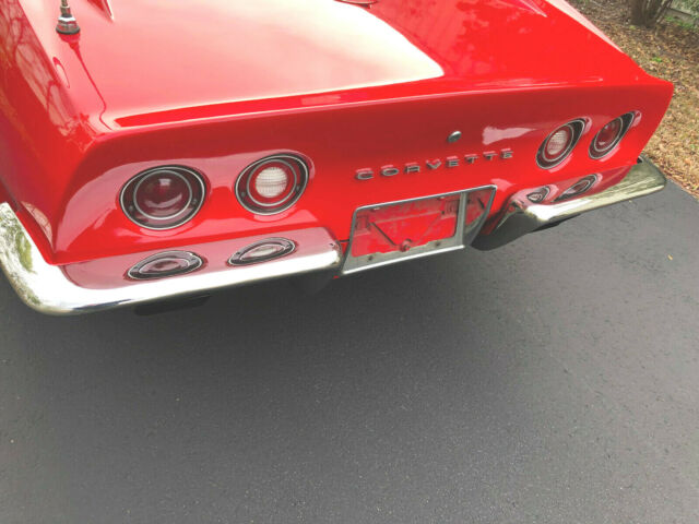 1973 Red Chevrolet Corvette Coupe