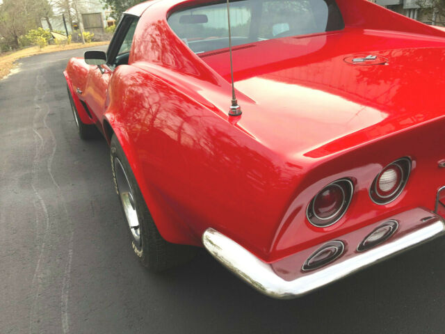 1973 Red Chevrolet Corvette Coupe