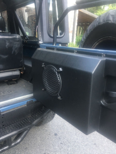 1994 Blue Land Rover Defender Convertible