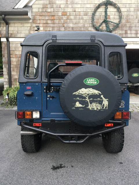 1994 Blue Land Rover Defender Convertible