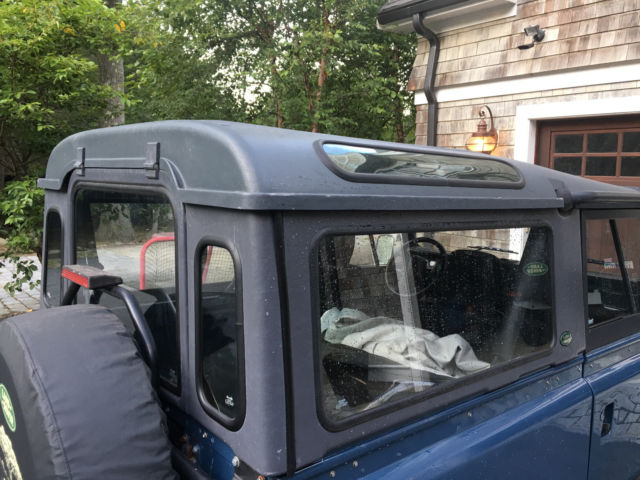 1994 Blue Land Rover Defender Convertible