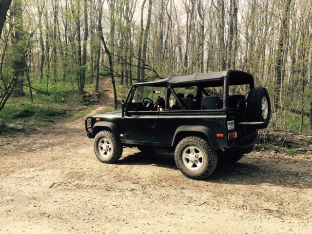 1994 Beluga Black Land Rover Defender Convertible