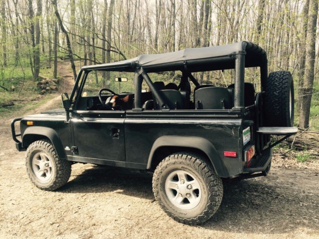 1994 Beluga Black Land Rover Defender Convertible