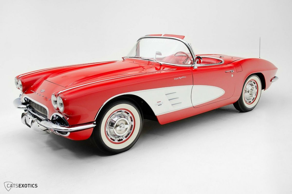 1961 Red Chevrolet Corvette Convertible