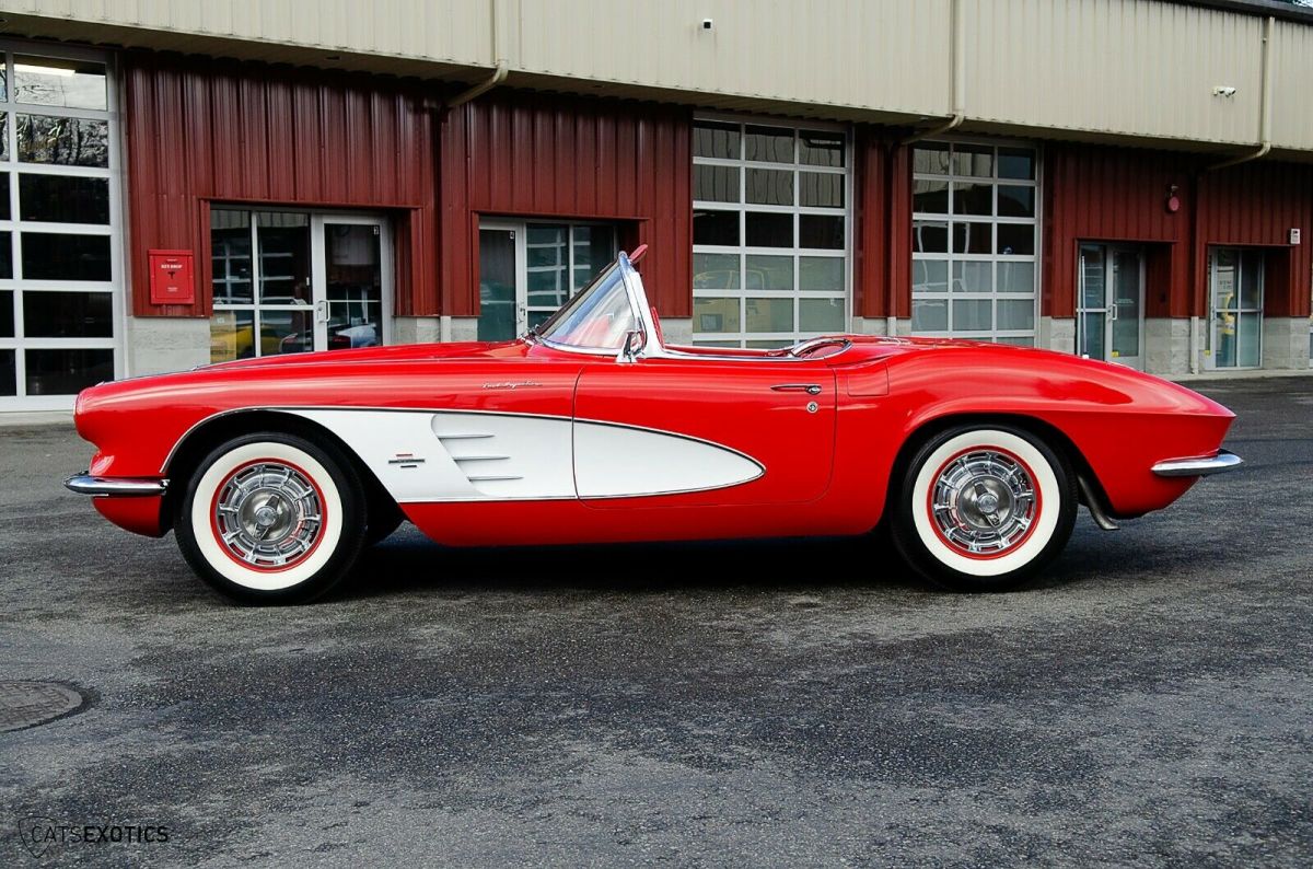 1961 Red Chevrolet Corvette Convertible