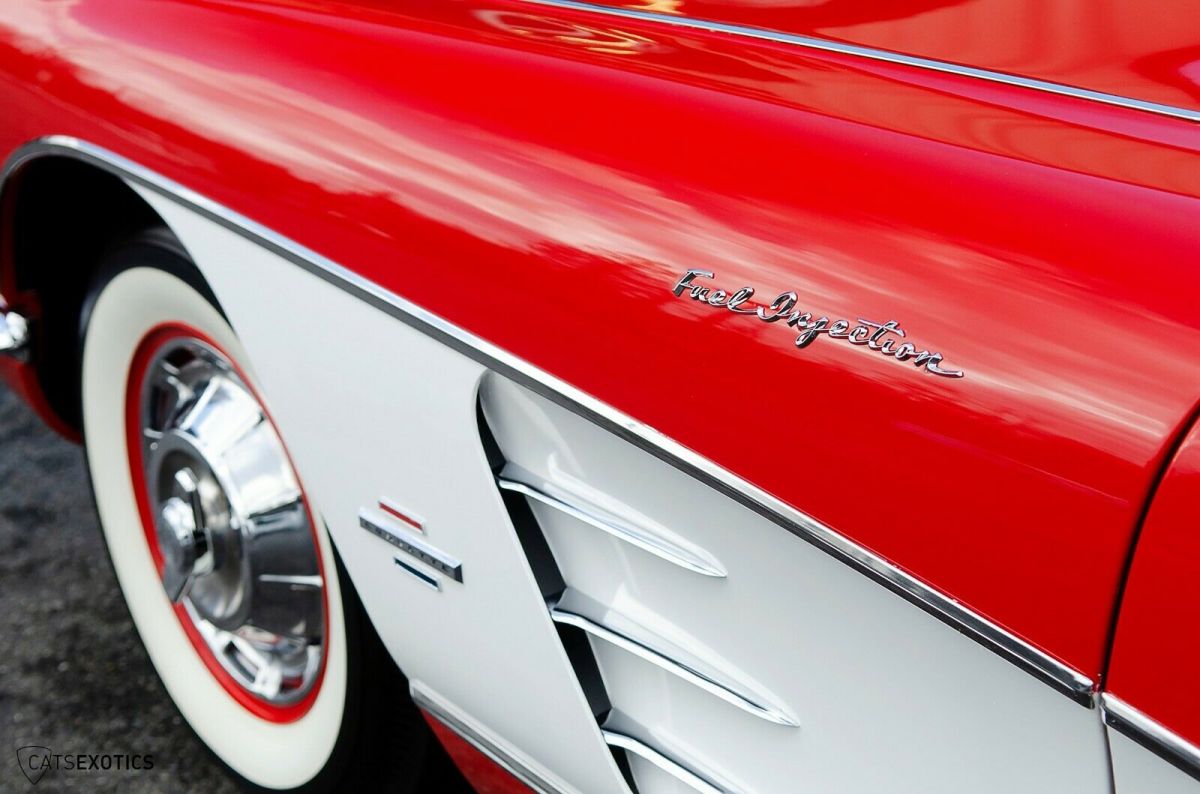 1961 Red Chevrolet Corvette Convertible