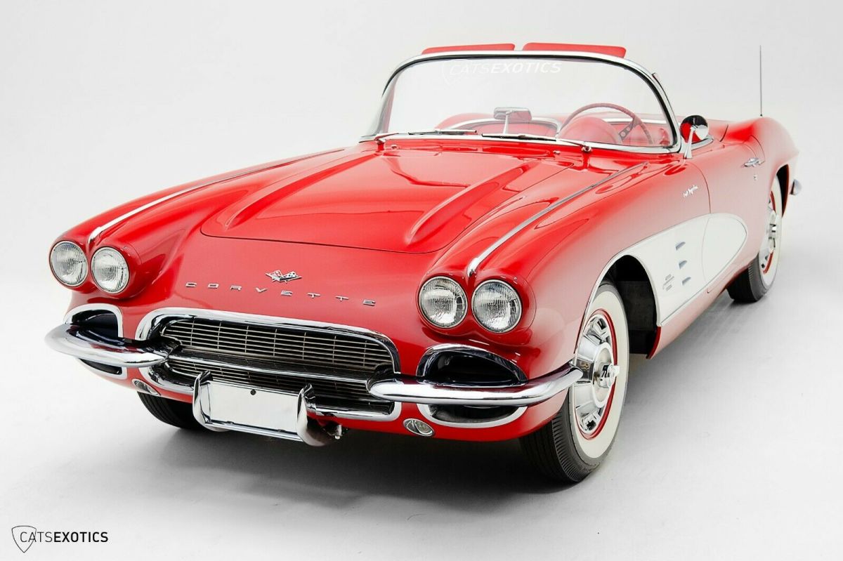 1961 Red Chevrolet Corvette Convertible