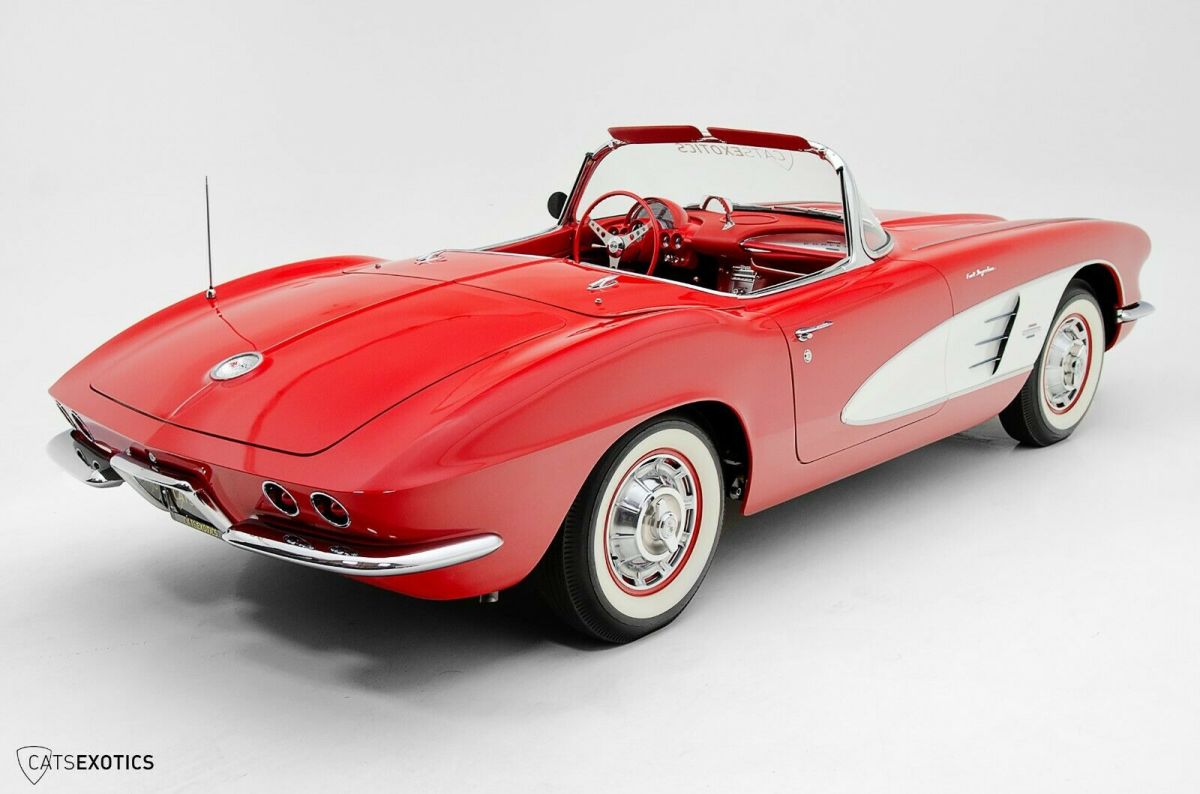 1961 Red Chevrolet Corvette Convertible