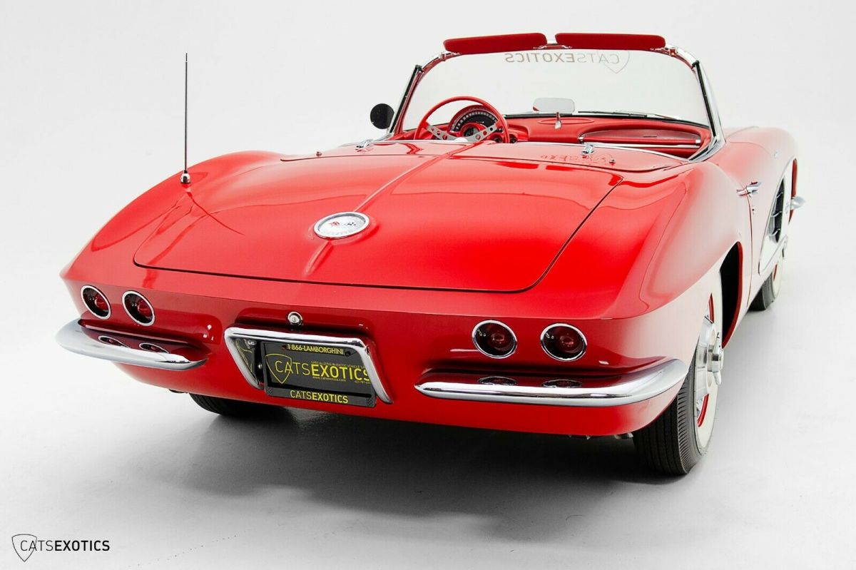 1961 Red Chevrolet Corvette Convertible