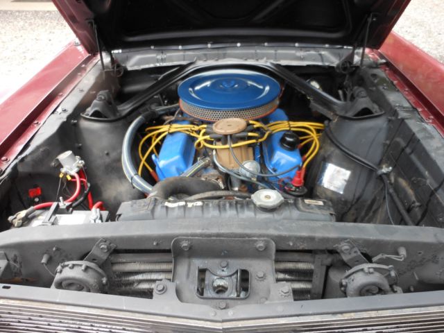 1966 Burgundy Ford Mustang Coupe