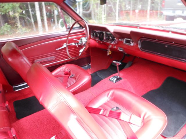 1966 Burgundy Ford Mustang Coupe