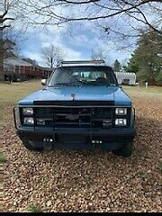 1987 Blue Chevrolet Blazer SUV