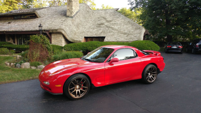 1993 Red Mazda RX-7 Coupe