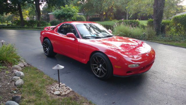 1993 Red Mazda RX-7 Coupe