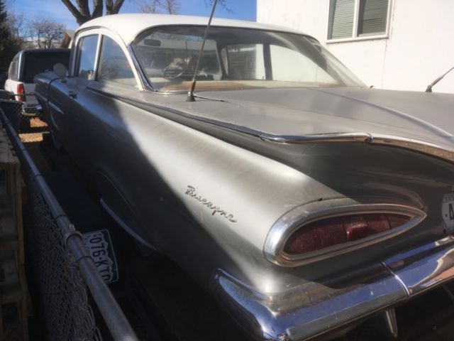 1959 Silver Chevrolet Impala Sedan