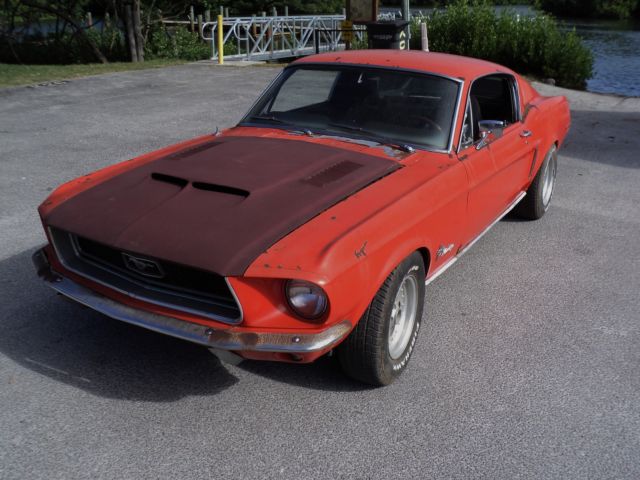 1968 RED Ford Mustang Fastback