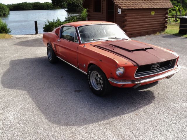 1968 RED Ford Mustang Fastback
