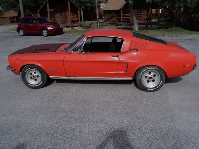1968 RED Ford Mustang Fastback