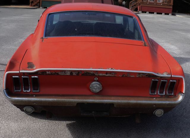 1968 RED Ford Mustang Fastback