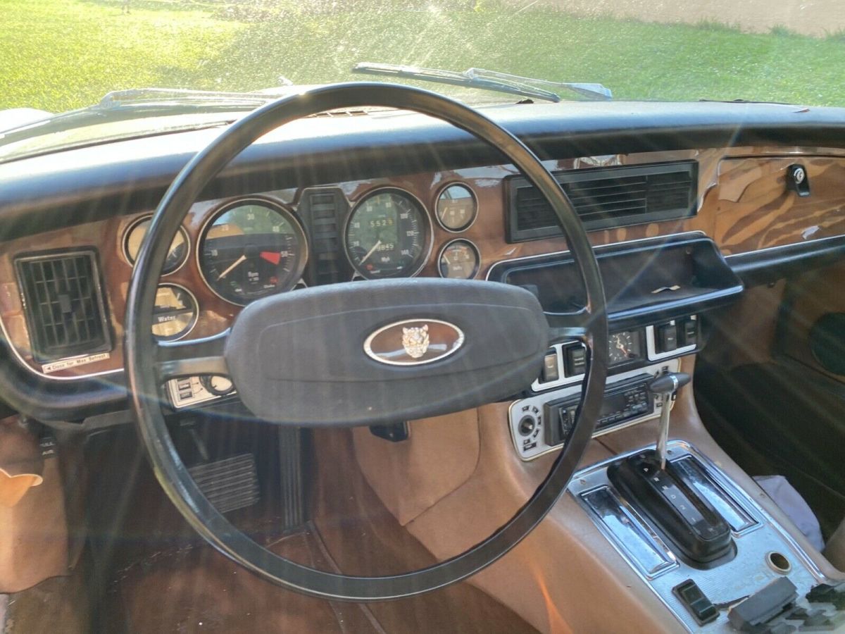 1974 Burgundy Jaguar XJ6 Sedan