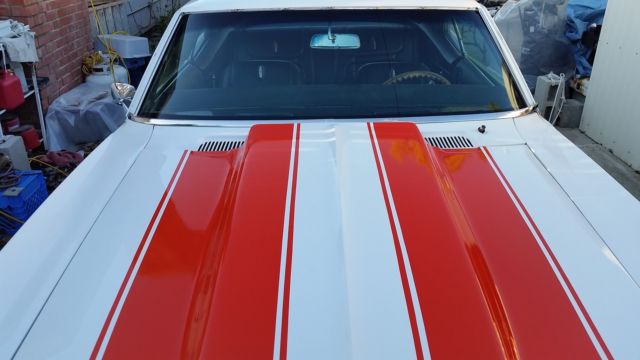 1968 White / Orange Chevrolet Camaro Coupe