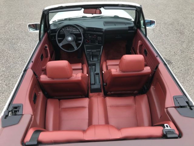 1988 White BMW 3-Series Convertible
