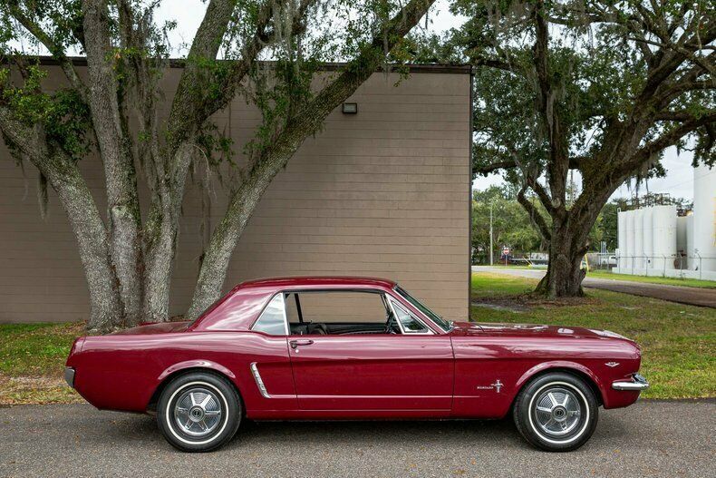 1965 Burgundy Ford Mustang Coupe