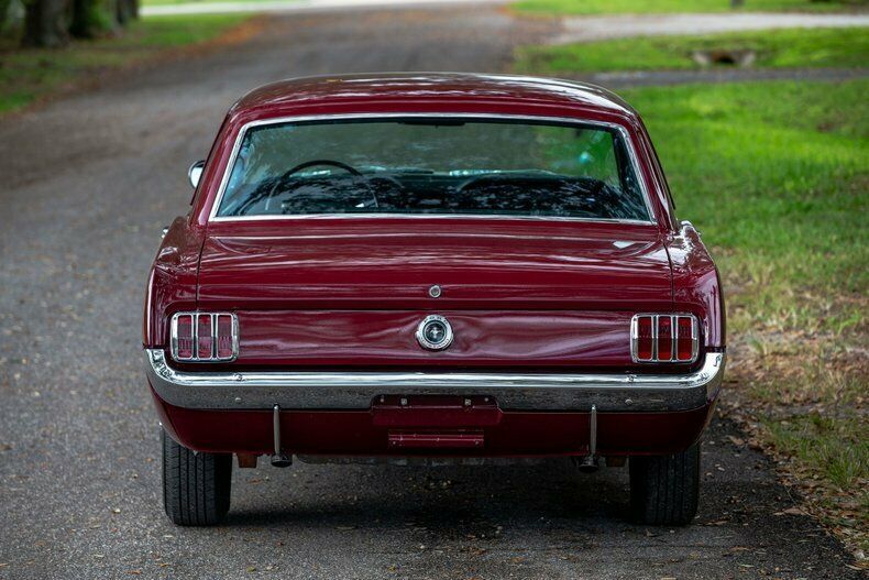 1965 Burgundy Ford Mustang Coupe