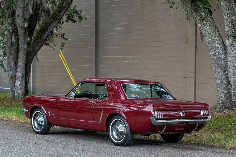 1965 Burgundy Ford Mustang Coupe