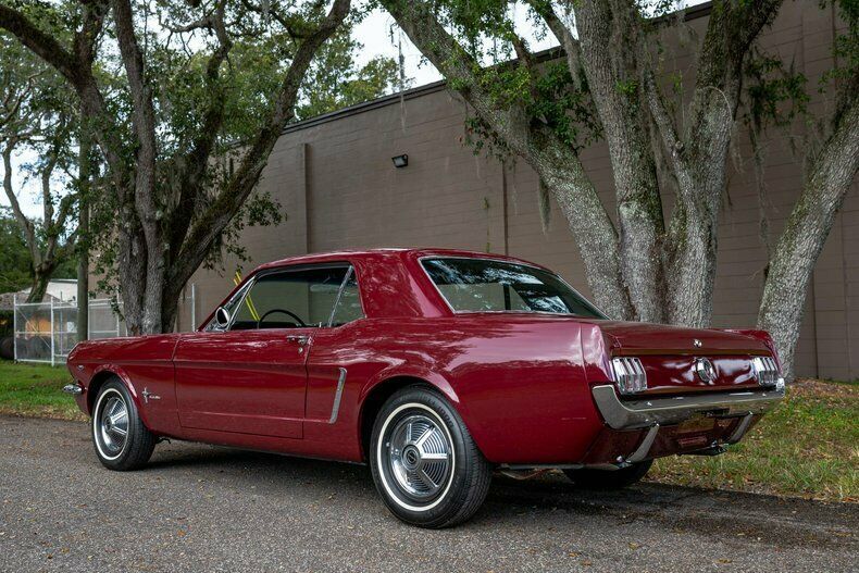 1965 Burgundy Ford Mustang Coupe