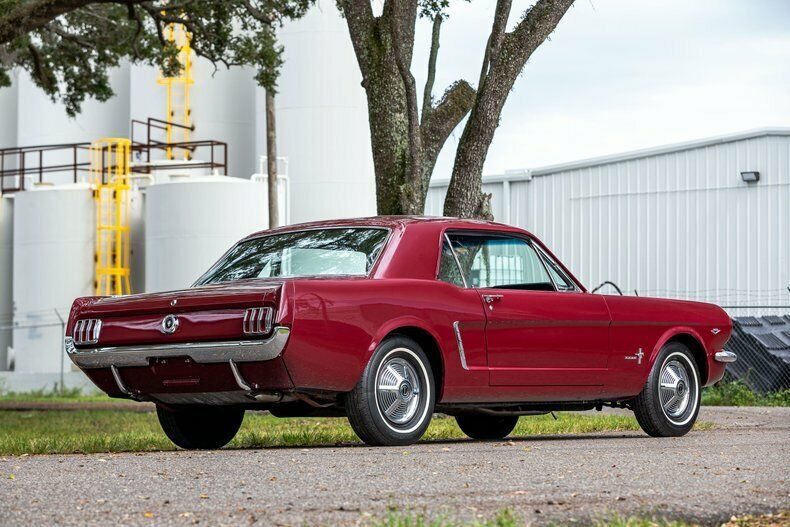 1965 Burgundy Ford Mustang Coupe
