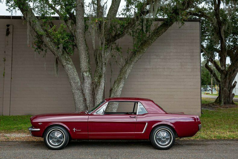 1965 Burgundy Ford Mustang Coupe