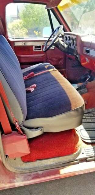 1982 Burgundy Chevrolet C/K Pickup 2500 Standard Cab Pickup