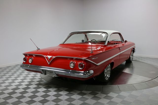 1961 Red Chevrolet Bel Air Coupe