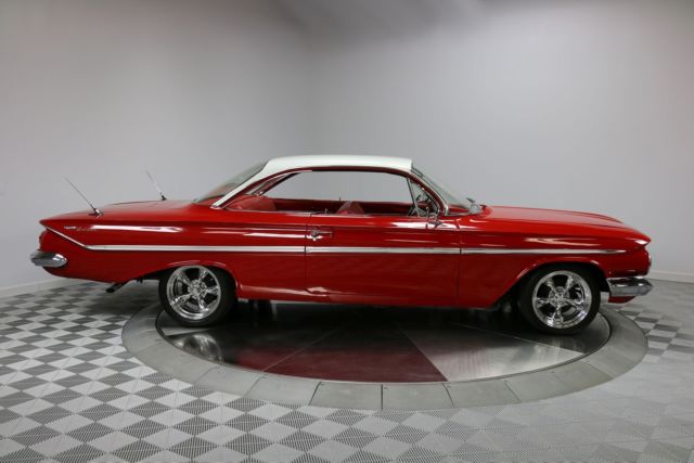 1961 Red Chevrolet Bel Air Coupe