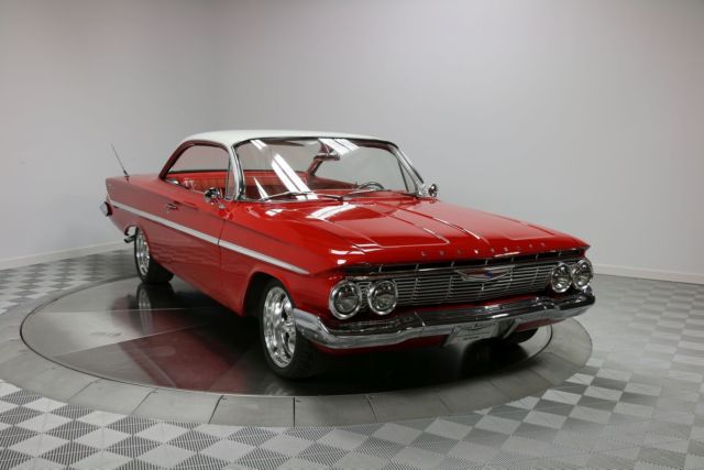 1961 Red Chevrolet Bel Air Coupe