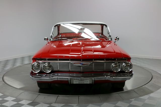1961 Red Chevrolet Bel Air Coupe