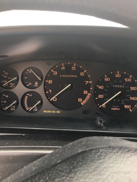 1990 White Mazda RX-7 Convertible