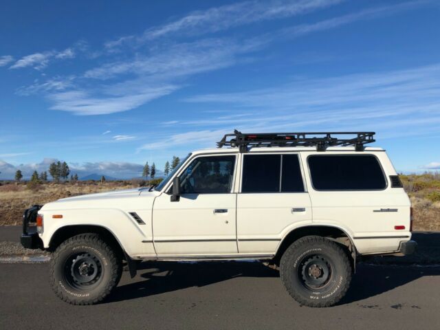 1987 White Toyota Land Cruiser SUV