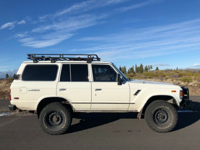 1987 White Toyota Land Cruiser SUV