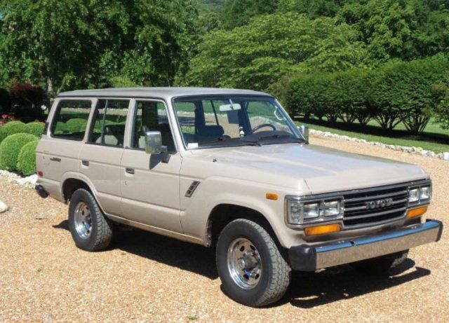 1989 Tan Toyota Land Cruiser SUV