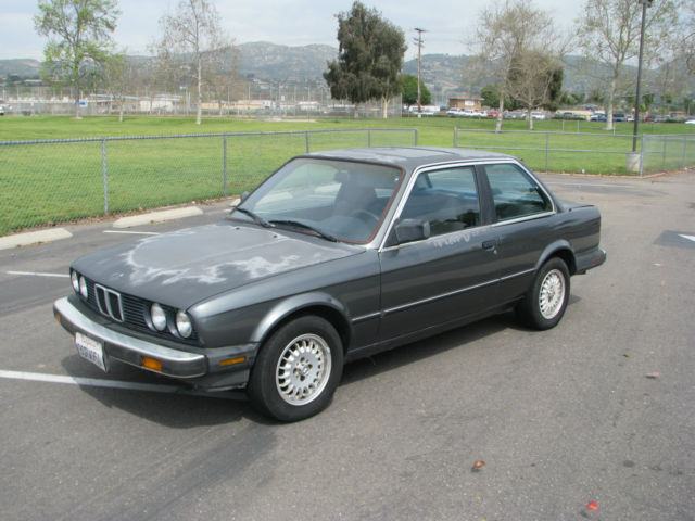 1987 Silver BMW 3-Series Sedan