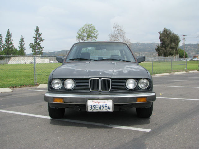 1987 Silver BMW 3-Series Sedan