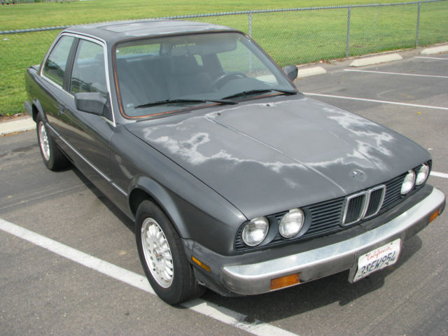 1987 Silver BMW 3-Series Sedan