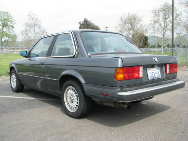 1987 Silver BMW 3-Series Sedan