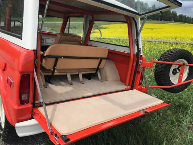 1971 Orange Ford Bronco SUV